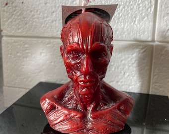 Uncle Frank sculpted candle