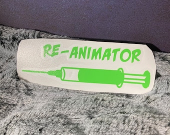 Re-Animator window decal