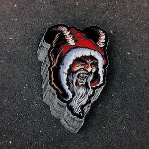 Krampus 3" sticker decal