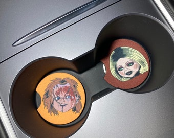 Killer Dolls car coaster pack
