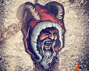Krampus 3" sticker decal