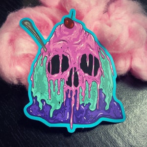 In Space .. No One Can Eat Ice Cream - 3.3” sticker