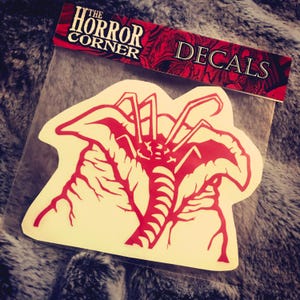 Facehugger Egg Sack - car window vinyl decal
