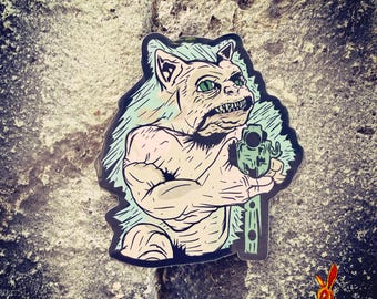 Ghoulish Ghoulie 3” vinyl sticker