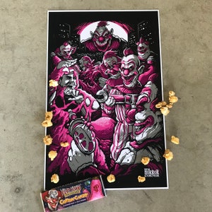 Killer Klowns Attack 11x17 poster