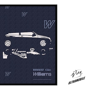 Poster Graphic: Renault Clio Williams