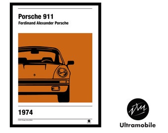 Poster Graphic: Porsche 911