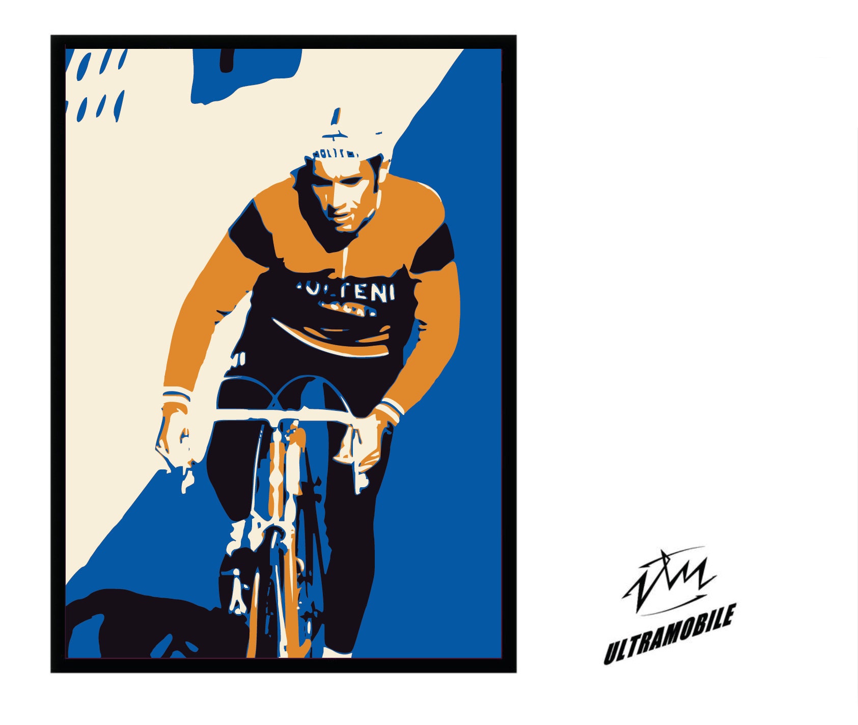 Poster Graphic: Eddy Merckx - Etsy