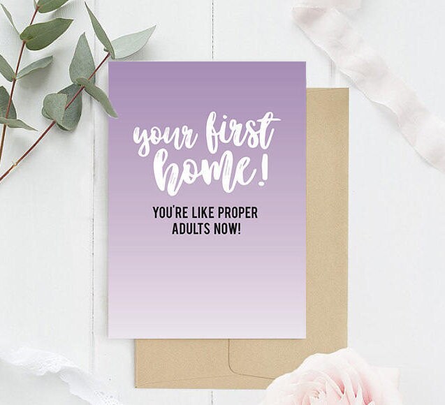 diy printable download housewarming card a6 your first home new