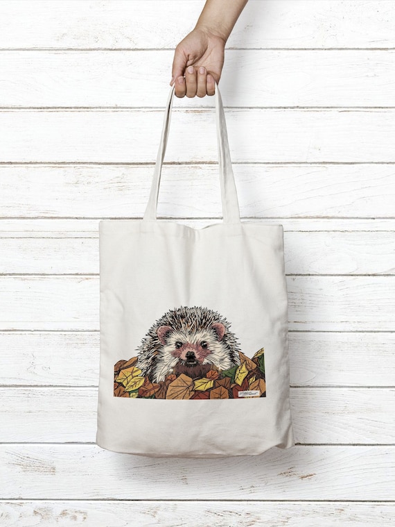 Hedgehog tote bag deals