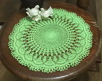 Patrón de tapete de encaje a crochet, diagrama de tapete, 40 cm, decoración de mesa, descarga digital instantánea