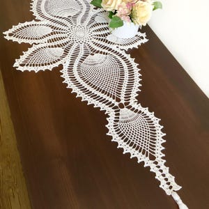 Pineapple Lace Doilies Pattern - Doily Chart Pattern - Oval Doilies Crochet Patterns - PDF Instant Download