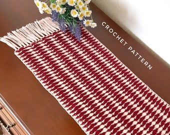 Crochet placemat pattern, crochet table runner doily, PDF crochet pattern, Instant Download