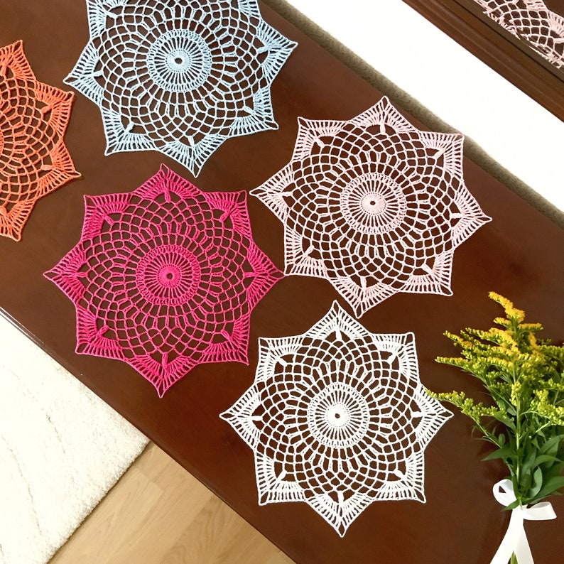 Doily Crochet Pattern, Pdf Doily Pattern, Instant Download Pdf - Etsy ...