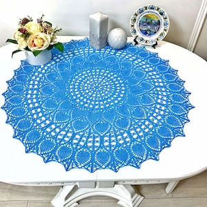 Crochet pattern for large pineapple table center, pineapple doily crochet patterns, PDF crochet pattern, instant download image 4