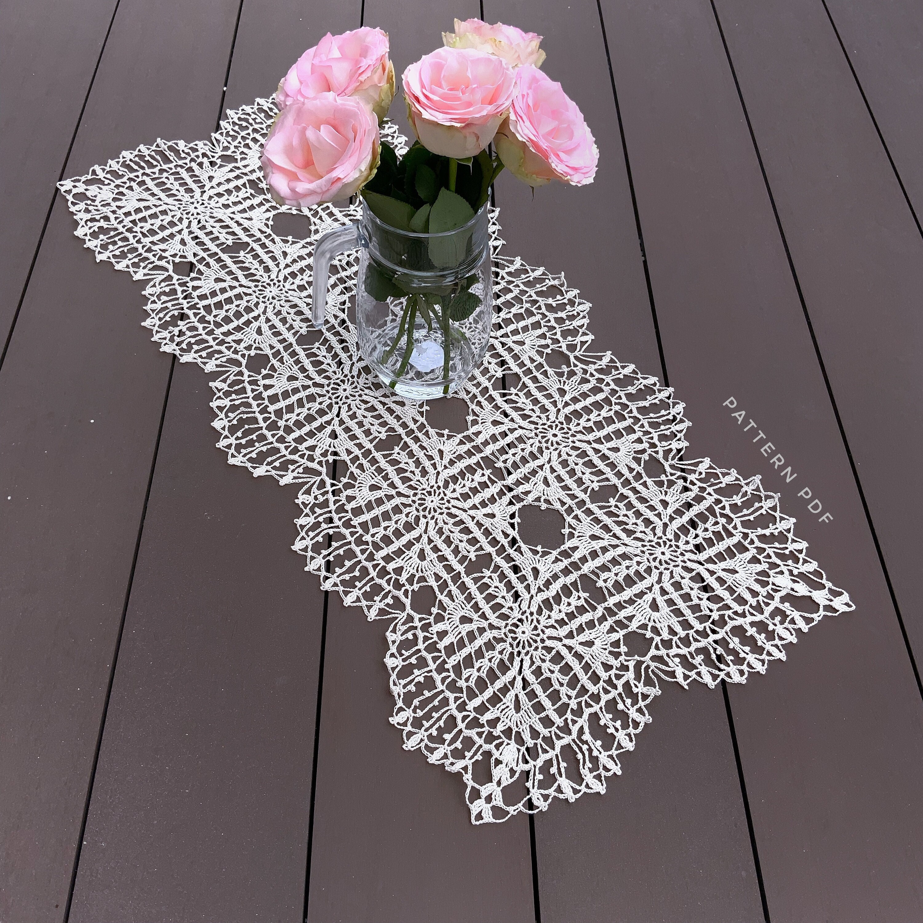 36 Doily Crochet Patterns for Elegant Handmade Home Decor 13 Crochet pattern doily of motifs