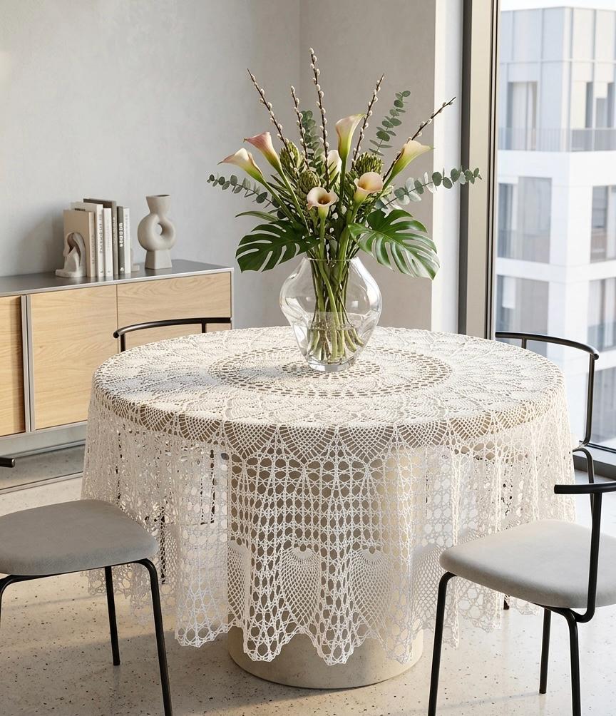 35 Crochet Tablecloth Patterns with Doilies, Motifs, and Table Runners 21 Doily Patterns With Written Instructions