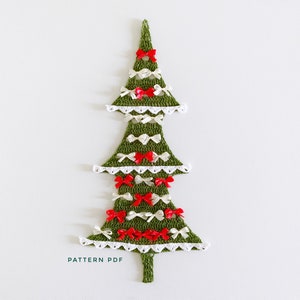 Christmas crochet tree pattern, crochet pattern for Christmas tree, PDF Instant Digital