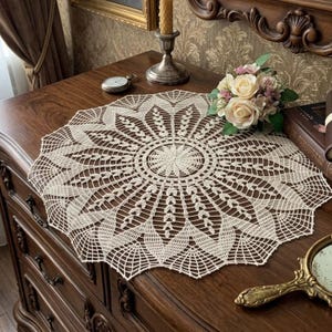 Crochet Doilies Pattern - Lace Doily Pattern - PDF Instant Download