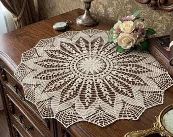 Crochet Doilies Pattern - Lace Doily Pattern - PDF Instant Download