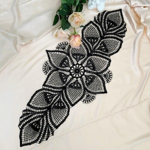 Pineapple Doilies Pattern - Crochet Doily Diagram - Crochet Lace Pattern Table Runner - Oval Crochet Patterns - PDF Instant Download