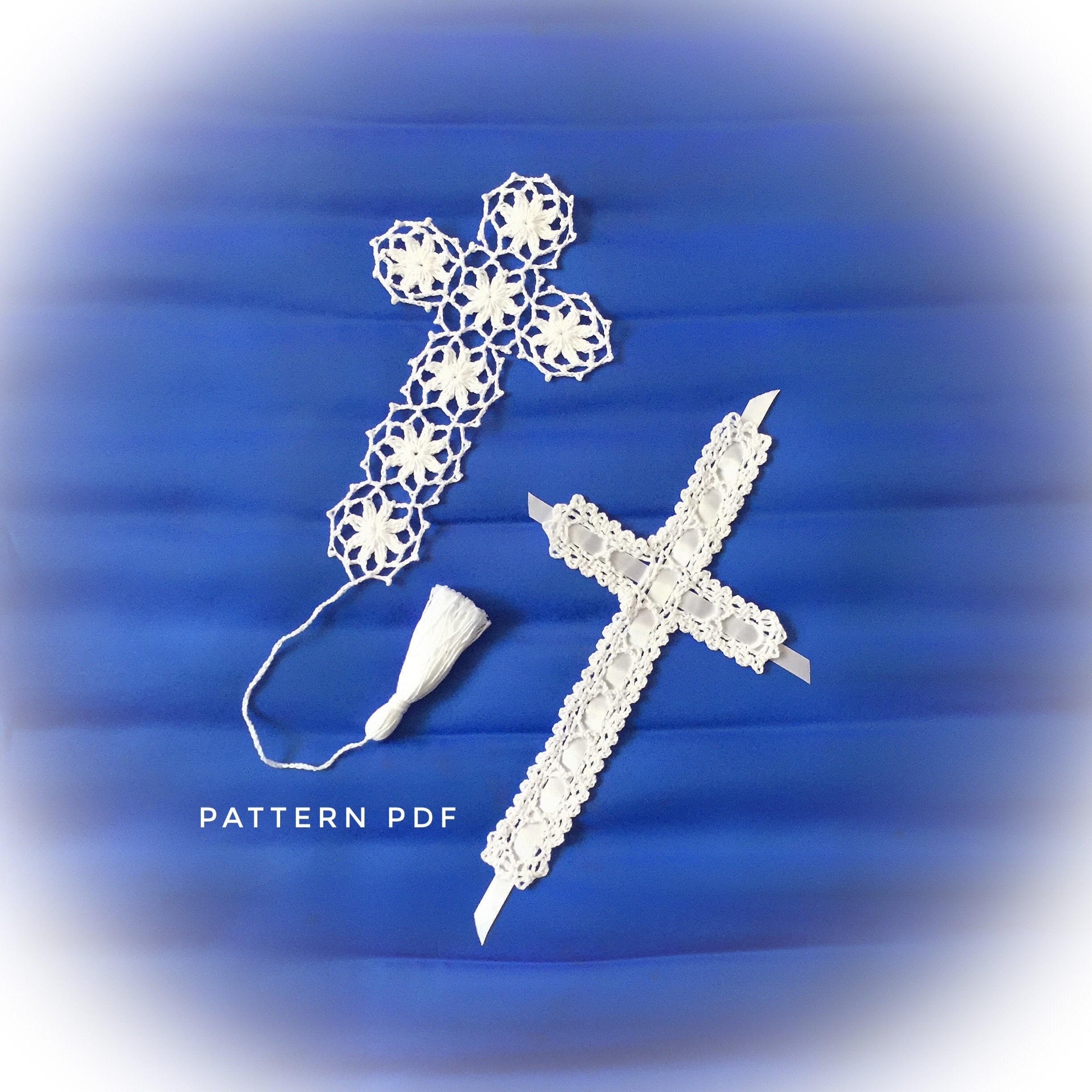 Cross Bookmark Crochet Pattern Bible Bookmark 2 Crochet Etsy