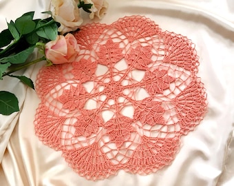 Doily Crochet Pattern - Crochet Lace Doilies Pattern 13 inches - Doily Patterns With Written Instructions - PDF Instant Download