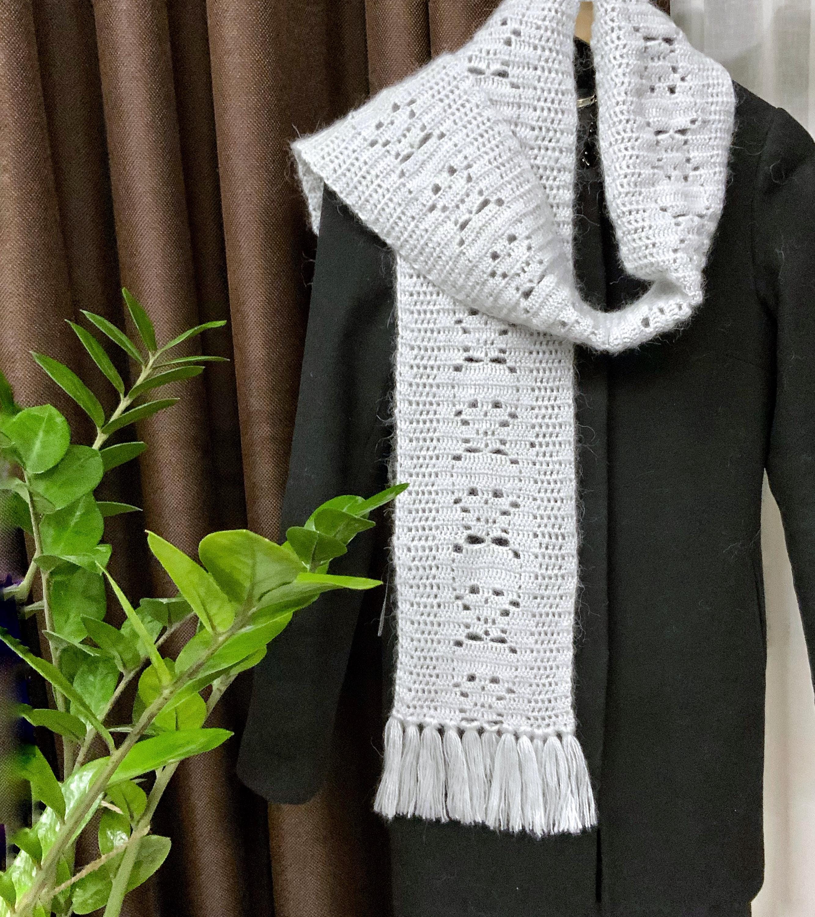 8 Skull Scarf Crochet Patterns for Spooky Accessories, Bandanas, and Giftable Gothic... 5 Crochet Skull Scarf