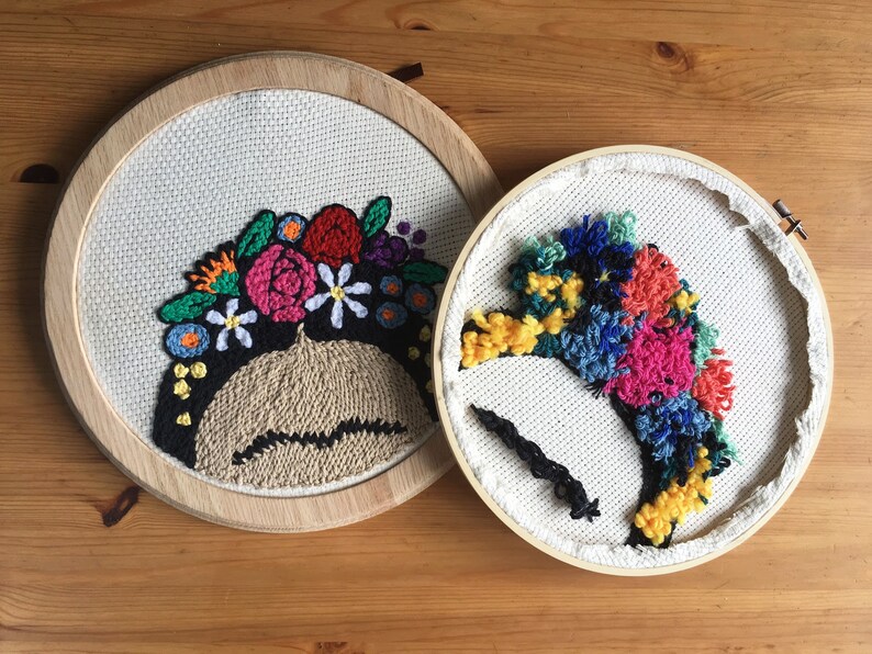 Frida Patron PDF Punch Needle - Etsy