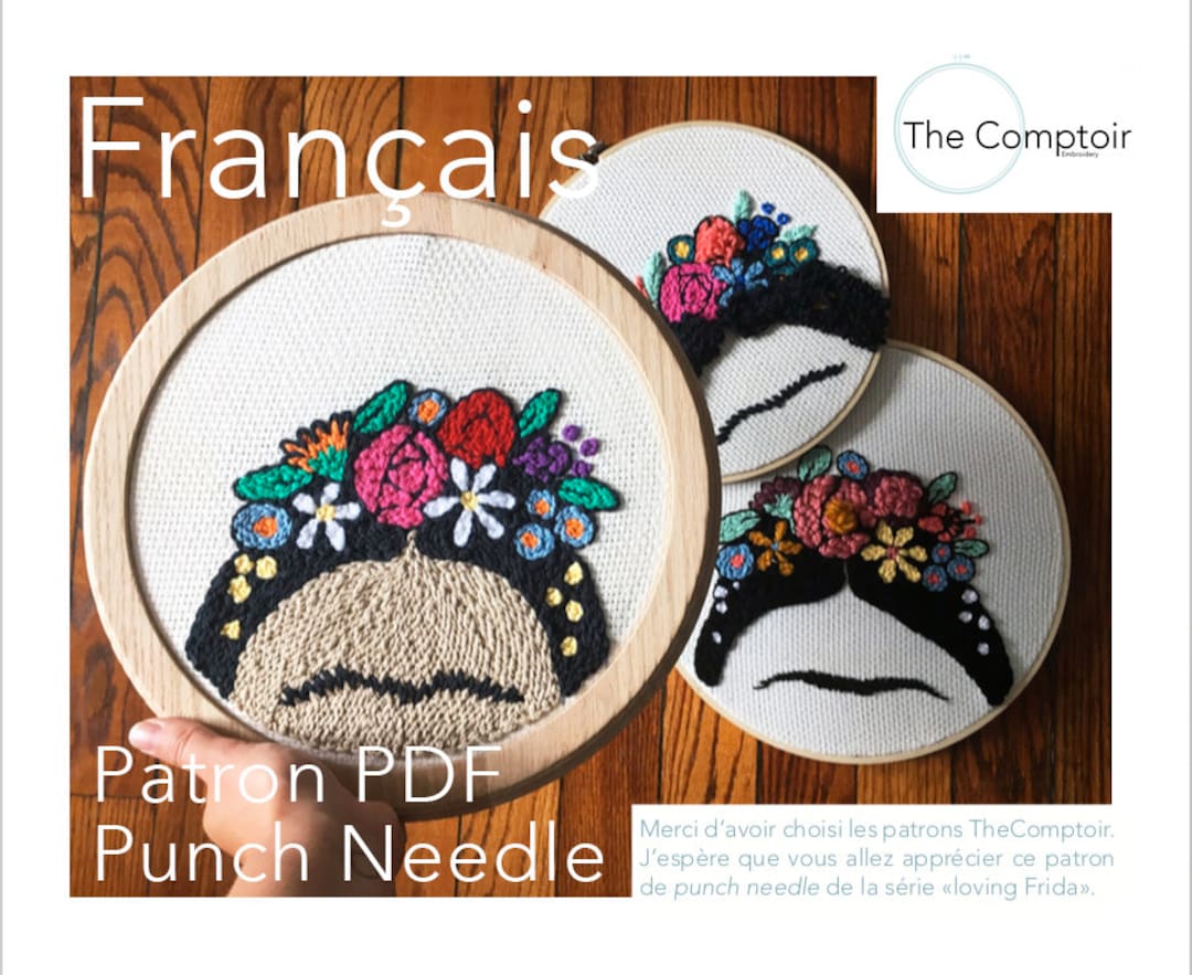 Frida Patron PDF Punch Needle - Etsy