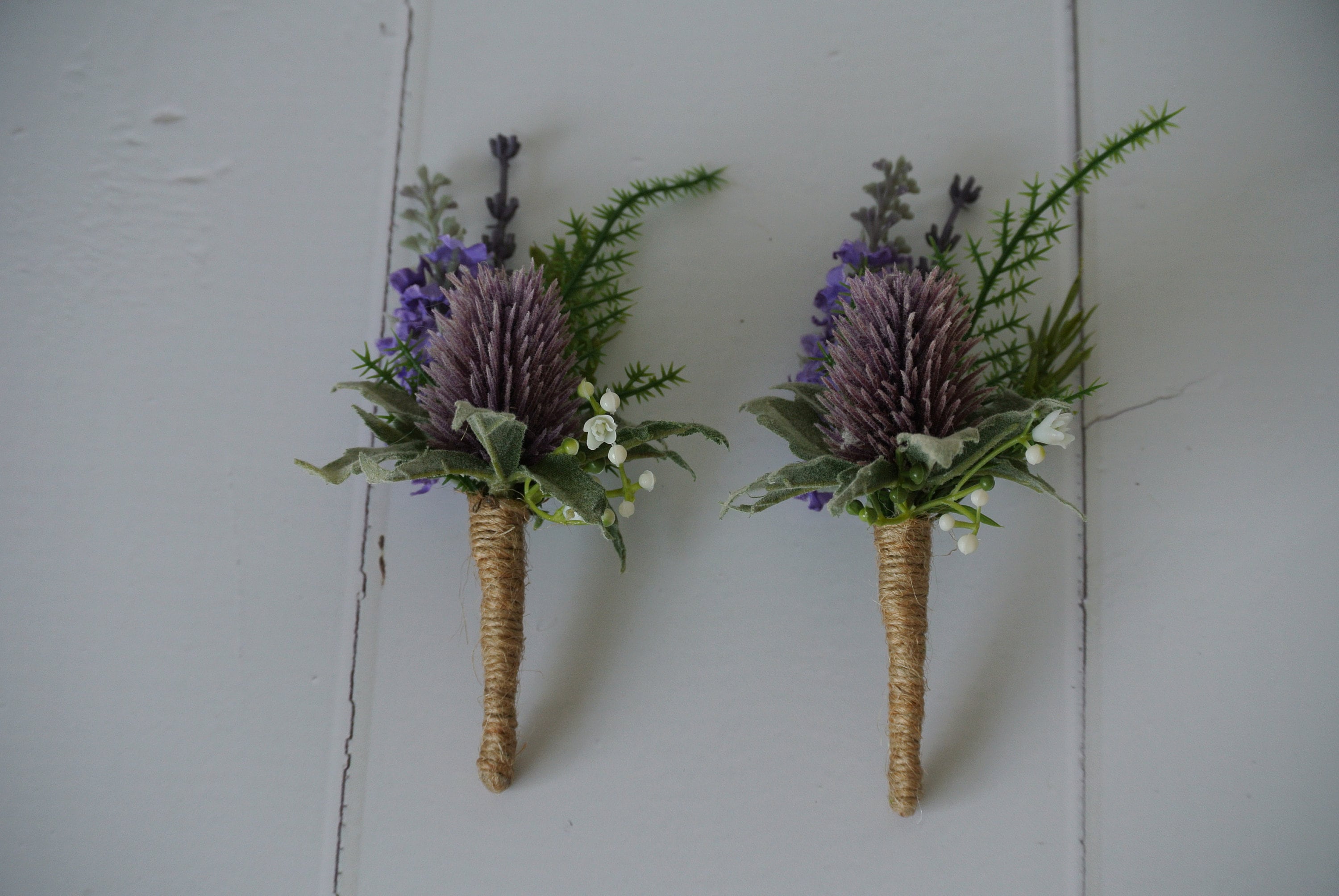 Thistle Buttonhole Scottish Buttonhole Rustic Buttonhole Etsy UK