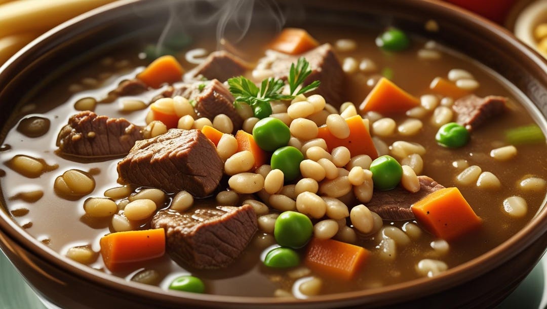 Best Slow Cooker Beef Barley Stew Recipe | Cozy Comfort Food | Easy ...