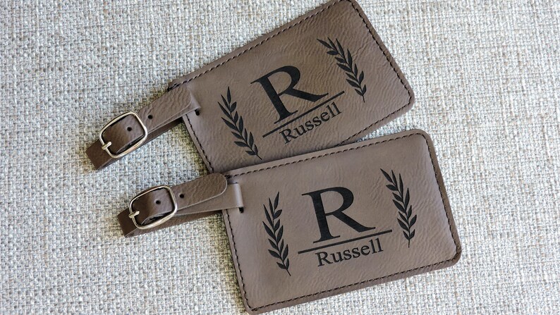 engraved luggage