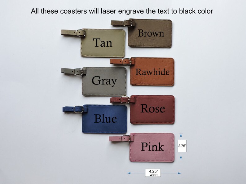 Luggage Tags Personalized Leather Luggage Tag Monogram Luggage Tag Initials Luggage Tag Custom Luggage Tag Gift