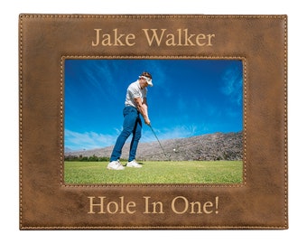 Golf Photo Picture Frame Personalized- Any Text You Like