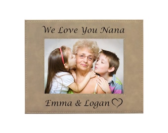 Mothers Day Picture Frame for Nana-Grandma -Photo Frame , Custom photo Picture Frame Personalized Mothers day gift for Wife, Sister, Grandma