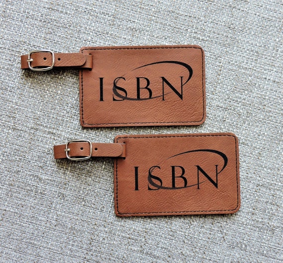 SET OF 10 PERSONALIZED LEATHER TAGS