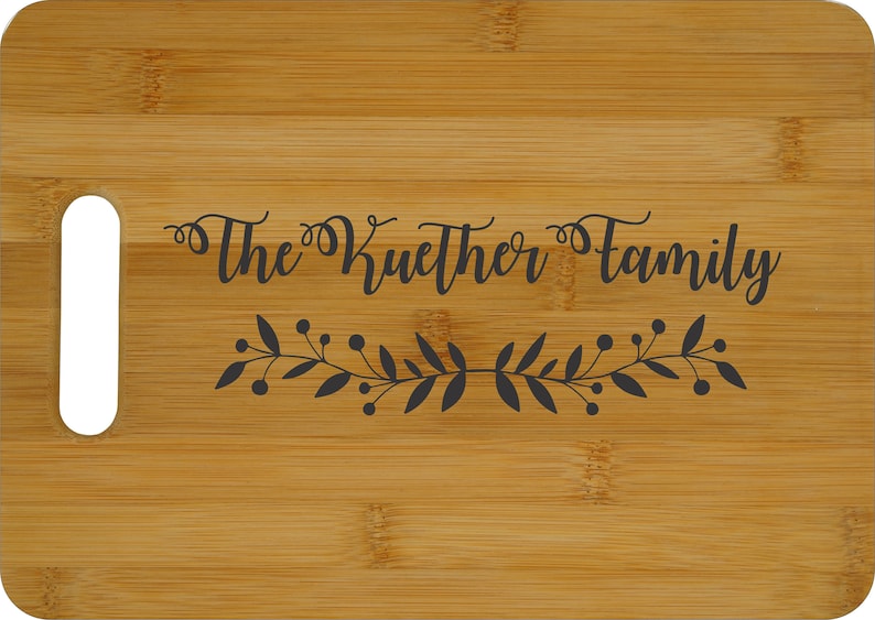 Forever Me Gifts Bamboo Cutting Board - Thumbnail 4