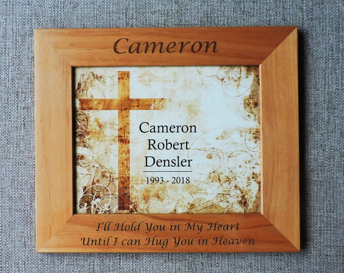 Memorial Picture Frame, Memorial photo Frame, Bereavement Gifts, Condolence Gift