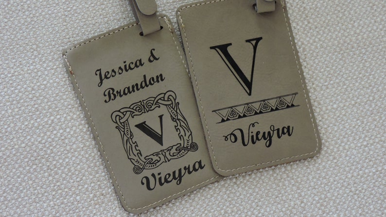 Luggage Tags Personalized Leather Luggage Tag Monogram Luggage Tag Initials Luggage Tag Custom Luggage Tag Gift