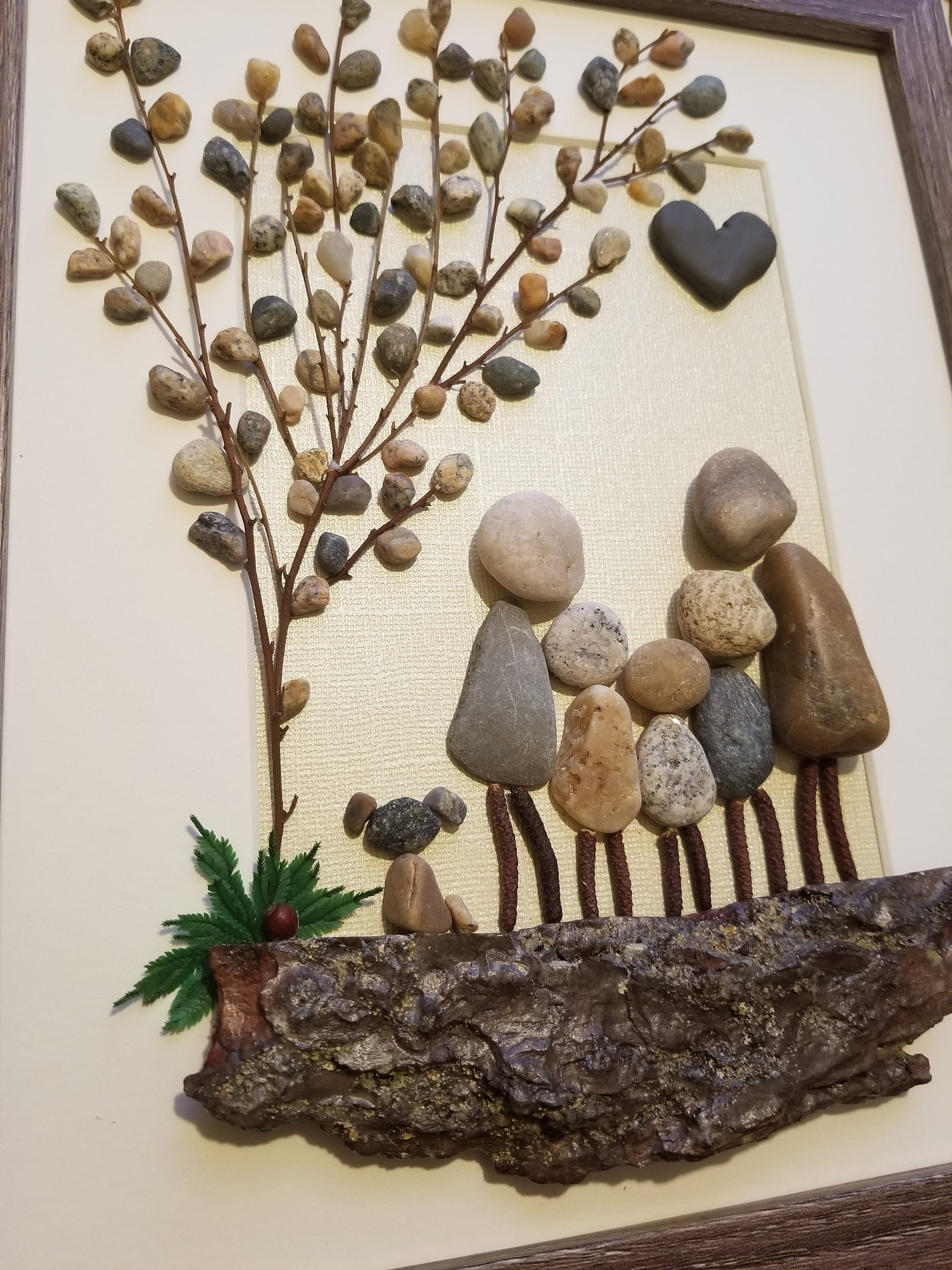 Rock art Family Pebble art family Stone art Family Family Etsy