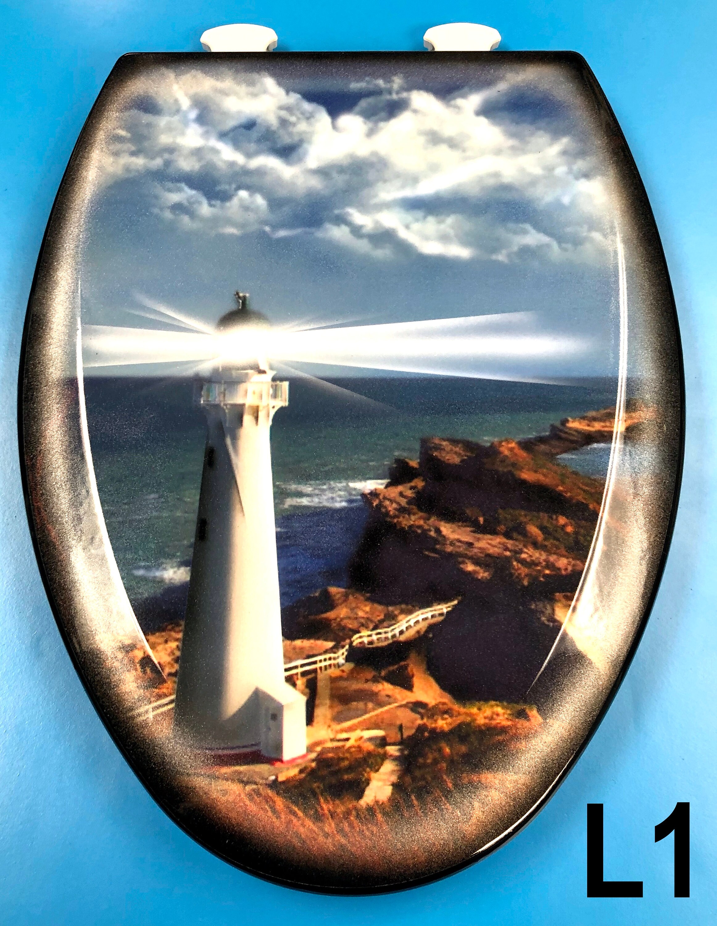Lighthouse Custom Airbrushed Toilet Seat 6 Designs New Etsy