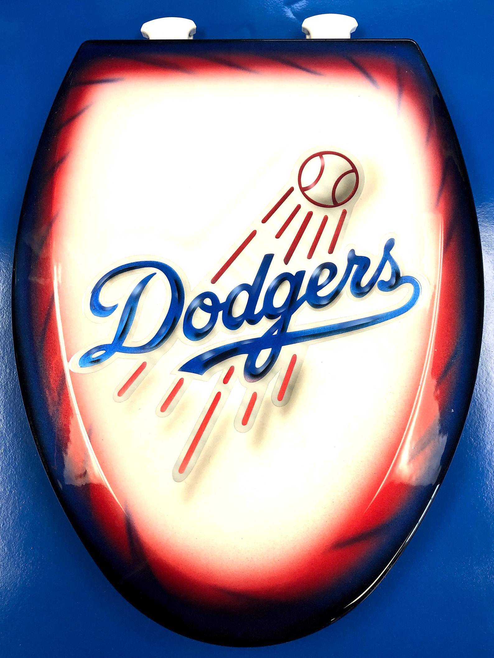 Los Angeles Dodgers LA Custom Airbrushed Toilet Seat Premium | Etsy