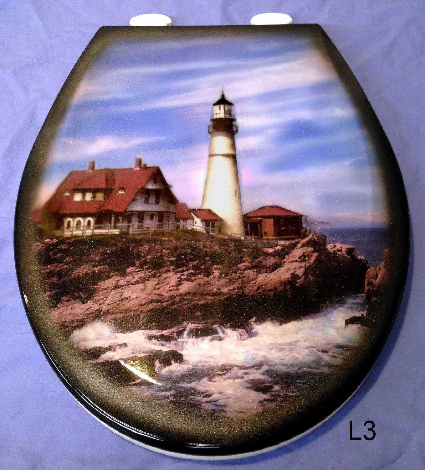 Lighthouse Custom Airbrushed Toilet Seat 6 Designs New Etsy