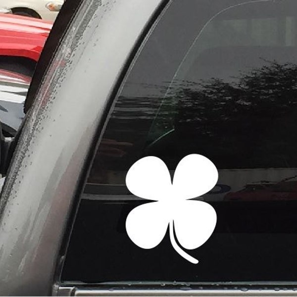Four Leaf Clover Car Decal - Etsy