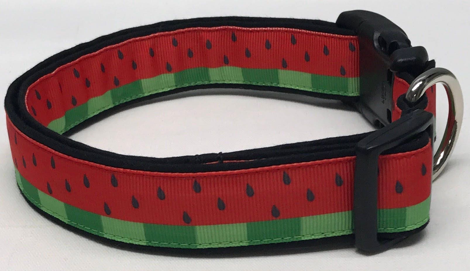 Dog Collar Watermelon 2 Watermelon Dog Collar Watermelon Etsy