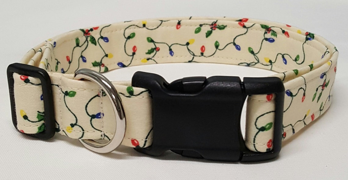 Dog collar christmas lights christmas christmas dog collar Etsy
