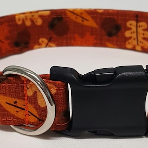 Dog Collar, autumn leaves, fall dog collar, fall collar, leaves, fall, autumn