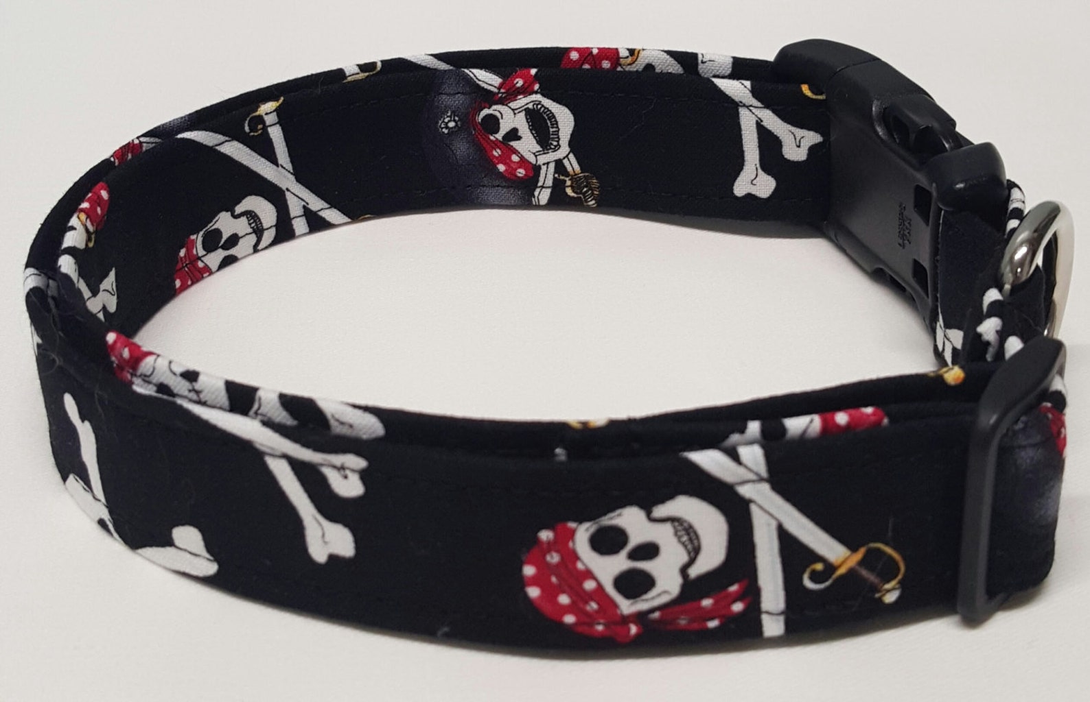 Dog Collar Pirates Skull and Cross Bones Pirates of the Etsy