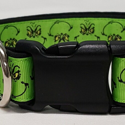 Dog Collar Grinch the Grinch Who Stole Christmas Christmas Etsy